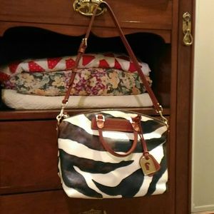 Dooney & Bourke Juliette Zebra Satchel